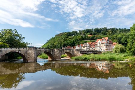 Blick auf die alte Werrabrücke